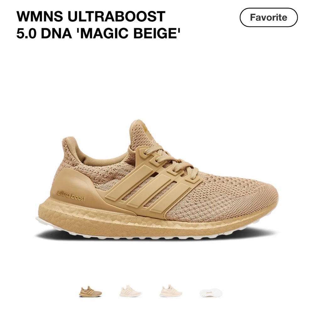 adidas Women's Ultraboost 5.0 DNA Magic Beige Sneakers